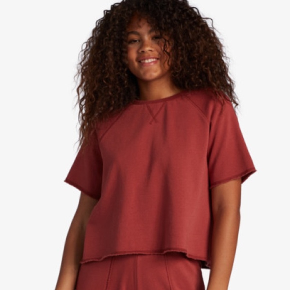 🔆ROXY Cropped Short Sleeve Tee Shirt🔆